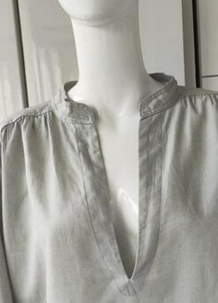 Hmльняная рубашка, лляна сорочка вільного крою, льняная блузка, блуза свободного кроя7 фото