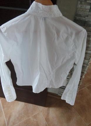 Красивая белая  блуза motivi  44р(s)4 фото