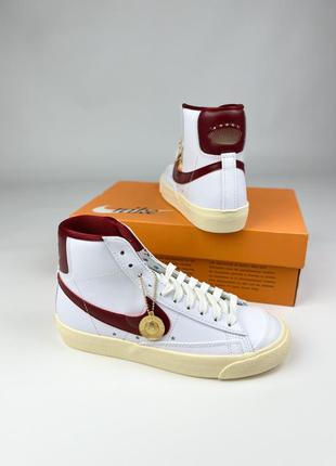 Шкіряні кросівки nike blazer mid 77 розмір 37,5 (dv7003-100)7 фото