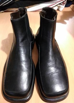 Мужские кожанные ботинки 43 р. итальянского бренда вelmondo5 фото
