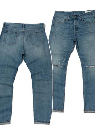 Rag & bone selvedge denim slim jeans  чоловічі джинси