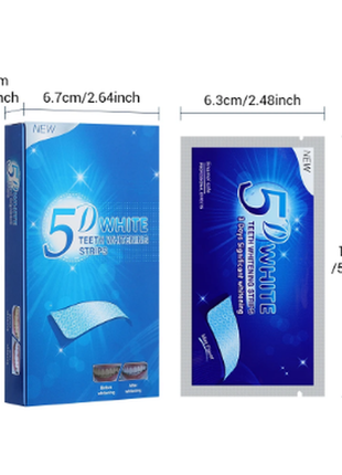 5d гелеві смужки для відбілювання зубів4 фото