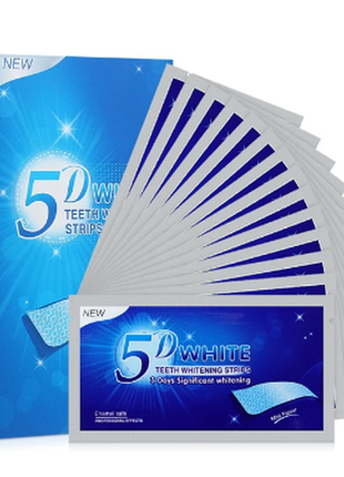 5d гелеві смужки для відбілювання зубів3 фото