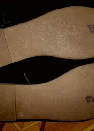 Демисезонные замшевые ботинки esmara (р.39)7 фото
