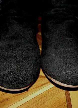 Демисезонные замшевые ботинки esmara (р.39)4 фото