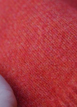 Брендовий светер джемпер у цегляному теракотовому відтінку у складі вовна lyle scott4 фото