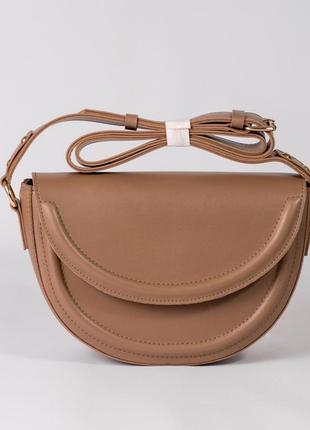 Жіноча сумка моко сумка мокко клатч кросбоді через плече сумка напівколо