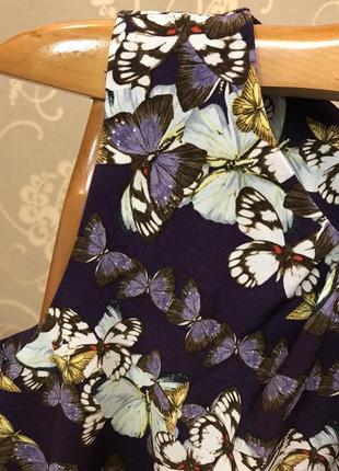 Дуже красива та стильна брендова блузка в метеликах 19.4 фото