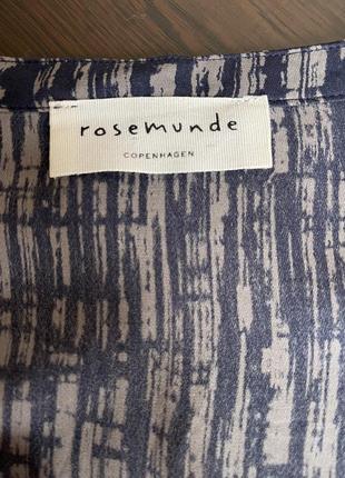 Шелковая блуза бренда rosemunde дания4 фото