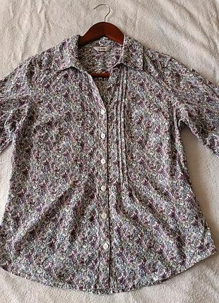 Блузка квітковий принт