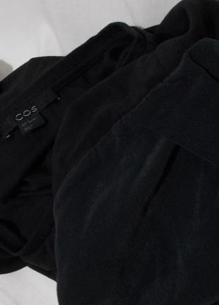 Блуза-топ черная вискоза-шелк оверсайз 'cos' 44-50р6 фото