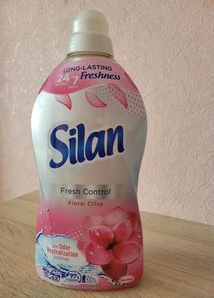 Концентрований пом"якшувач для тканин silan fresh control floral crisp 62цикл 1364мл