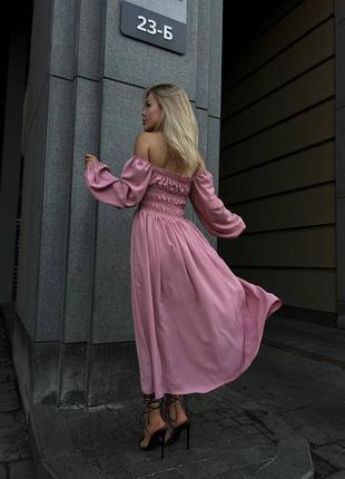 Платье сарафан софт рюши макси длинные7 фото