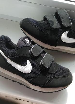 Кожаные кроссовки nike кеды adidas ботинки на липучках 26-27р-28р.-17,5см