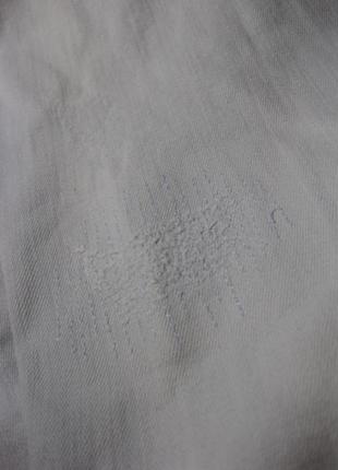 Шикарные светлые почти белые джинсы варенки супер скини длинные низкая талия с потертостями эмка эль5 фото
