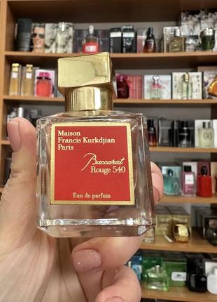 Maison francis kurkdjian baccarat rouge 540 70 мл, баккарат руж 540