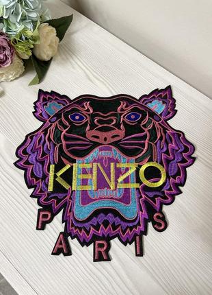 Термо наклейка нашивка на одяг kenzo1 фото