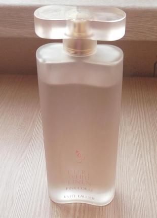 Estee lauder pure white linen pink coral edp 90 мл цветочные3 фото