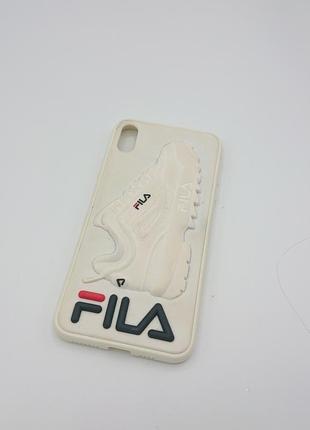 Чохол силиконовый  для iphone xs max fila