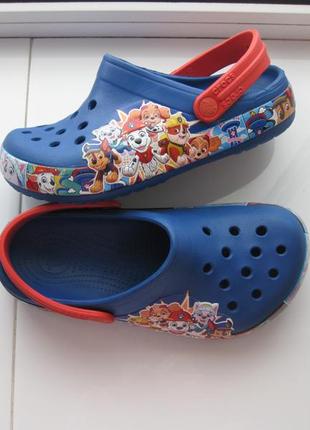 Крокси crocs paw patrol , р.32-33 устілка 21-21,5см1 фото