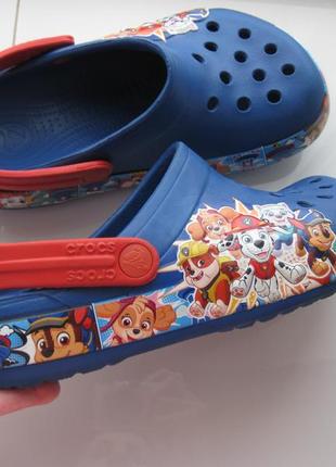 Крокси crocs paw patrol , р.32-33 устілка 21-21,5см6 фото