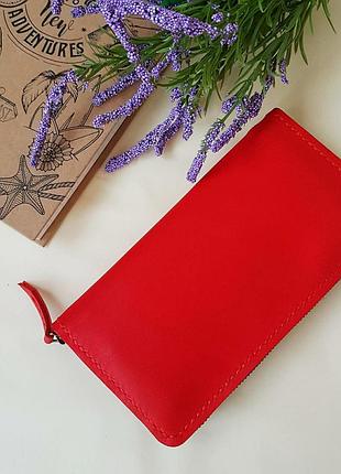 Портмоне клатч из натуральной кожи ручной работы stedley