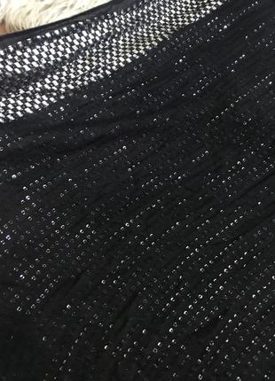 Блестящий платок с паетками