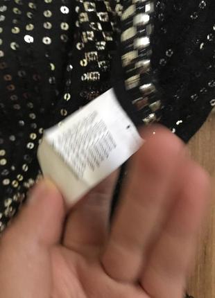 Блестящий платок с паетками