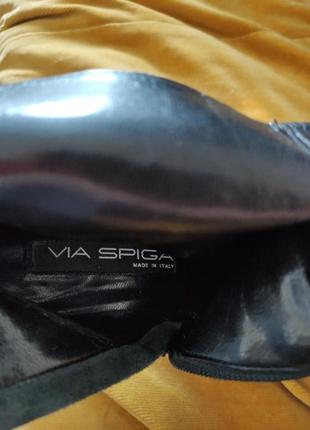 Шкіряні черевики вінтаж via spiga prada3 фото