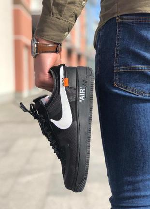 Мужские кроссовки nike air force 1 off-white