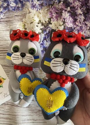 Кошечки-украиночки ручной работы. украинские сувениры2 фото