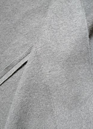Элегантное пальто-кардиган из итальянской шерсти. летучая мышка пальто свободного силуэта, рукав - к7 фото