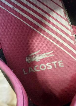 Якісні стильні брендові кеди lacoste4 фото