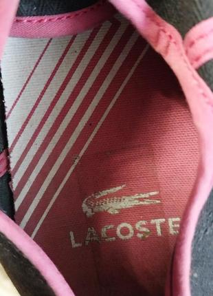 Якісні стильні брендові кеди lacoste5 фото