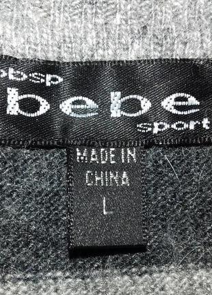 Туника bebe sport, удлиненный трикотажный жилет с поясом4 фото