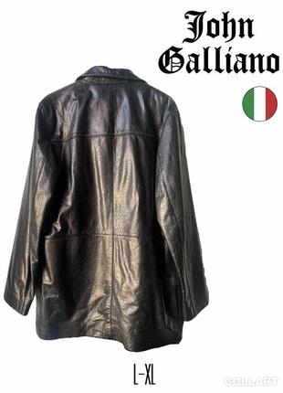 Шкіряна куртка жакет  galliano нова l-xl2 фото