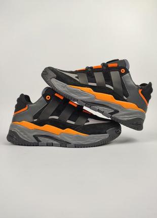 Adidas niteball black orange1 фото