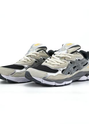 Топ якість! asics gel-nyc beige black outdoor gorpcore