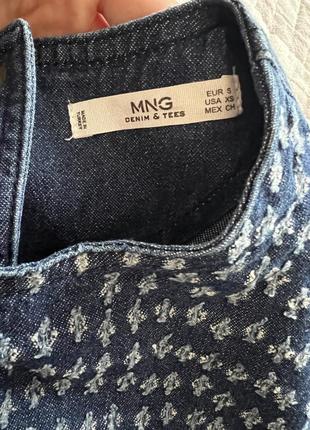 Джинсова кофта mango 2