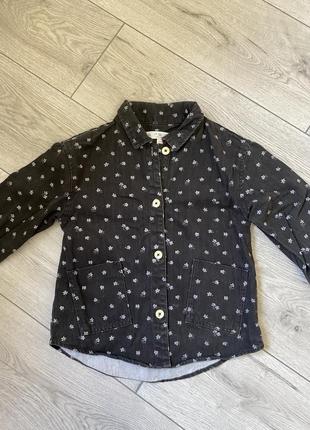 Джинсовка zara kids girl 4-5 years1 фото