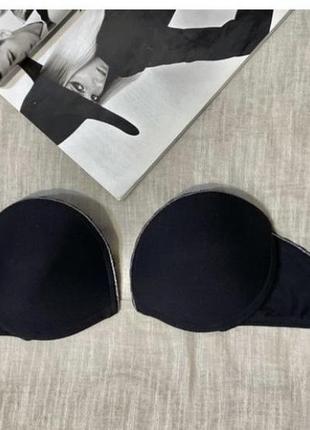 Wonderbra крутий чорний бюст без шлейок відомого якісного бренду3 фото