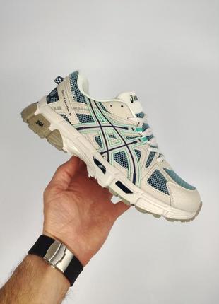 Asics gel-kahana 8 beige gray mint8 фото