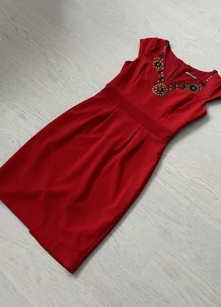 Красное платье anne klein2 фото