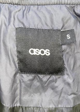 Пухова демі куртка, бомбер, пуховик asos, р-р s7 фото