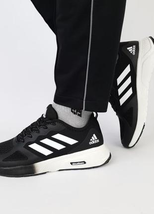 Adidas cloudfoam black white