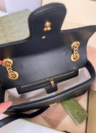 Gucci mormont кожаная сумка премиум9 фото