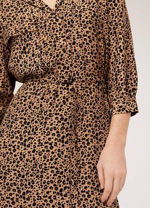 Платье рубашка леопардовый принт oysho3 фото