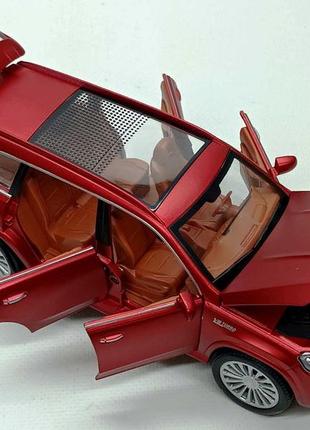 Машинка автопром "mercedes-benz maybach gls" 1:22 красная 7579-1