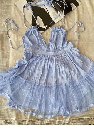 Shein чудове літнє блакитне плаття як нове