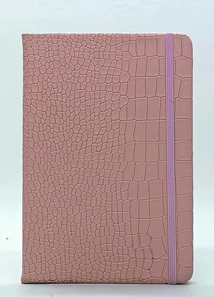 Блокнот з гумкою 75 аркушів рожевий лінія 5601-3